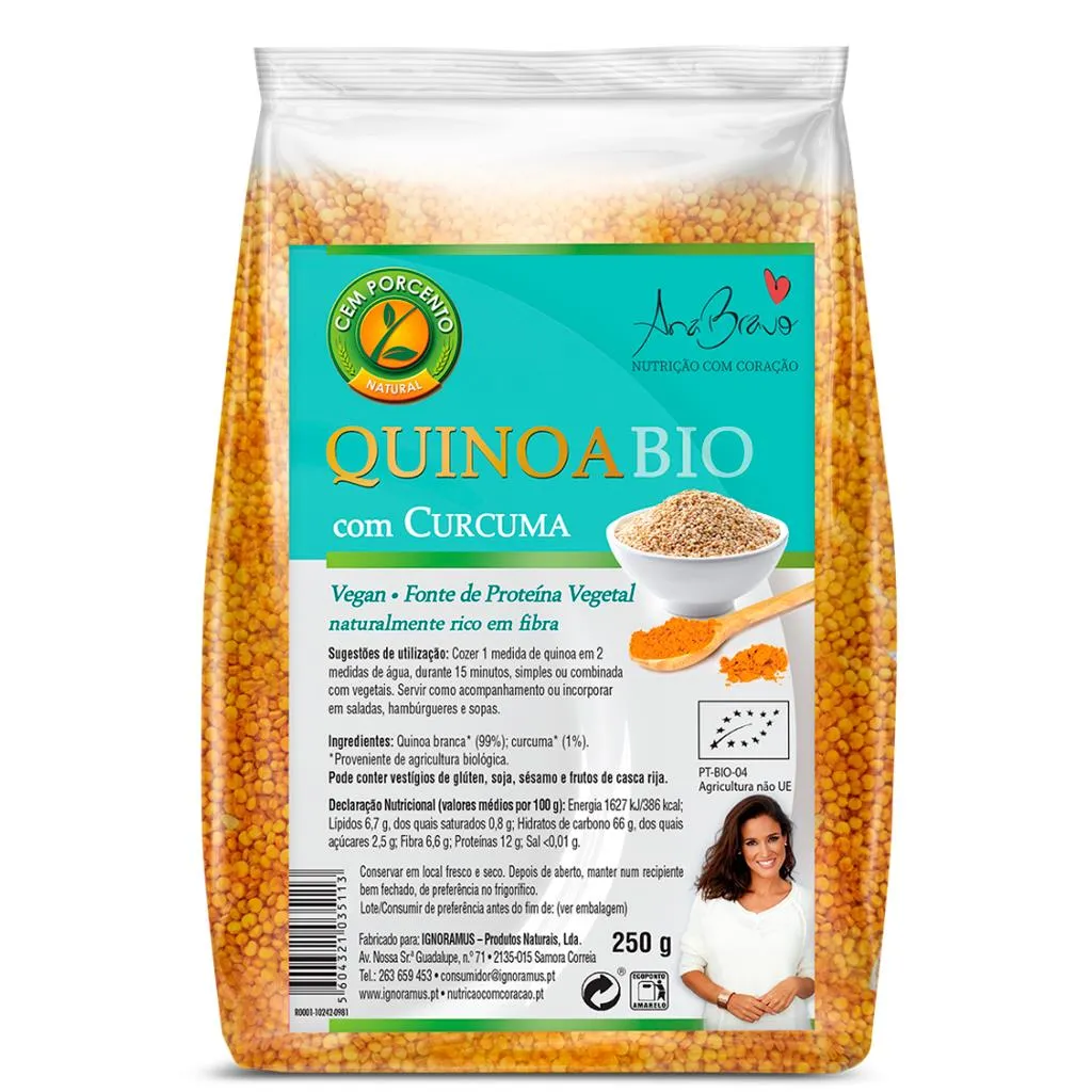 Quinoa com curcuma bio