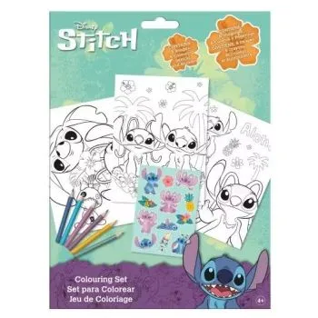 Stitch Conjunto de Colorir