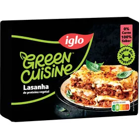 Lasanha Proteína Vegetal Iglo Green Cuisine