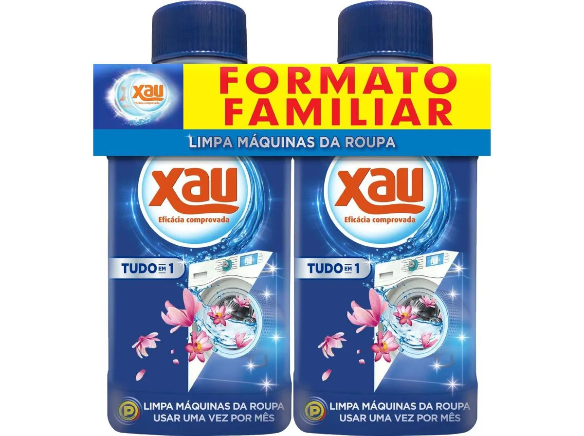 Limpa máquina roupa XAU pack 2un