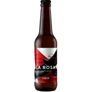 Cerveja Artesanal Lager garrafa 33 cl - La Rosa