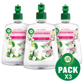 Ambientador Recarga Difusor Active Fresh Jasmim Air Wick