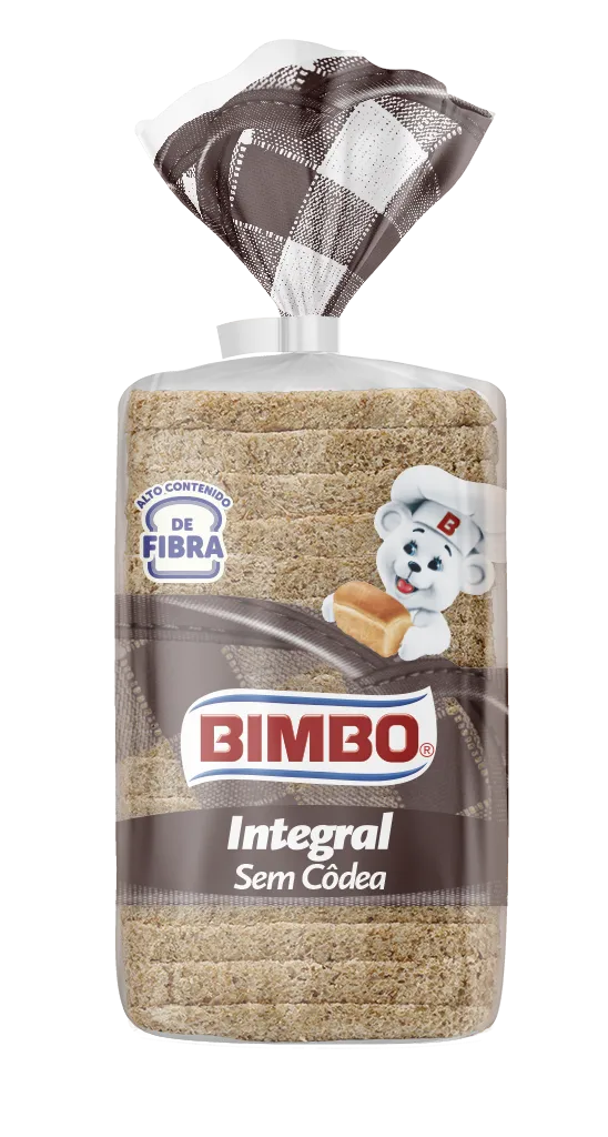 Pão de Forma Integral sem Côdea