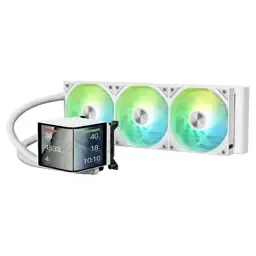 Water Cooler CPU TRYX Panorama Upgraded 360 ARGB OLED All-In-One 360mm Branco