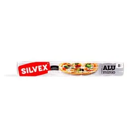 Papel de Alumínio 8m Silvex