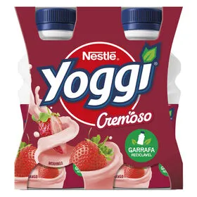 Iogurte Líquido Cremoso Morango Yoggi