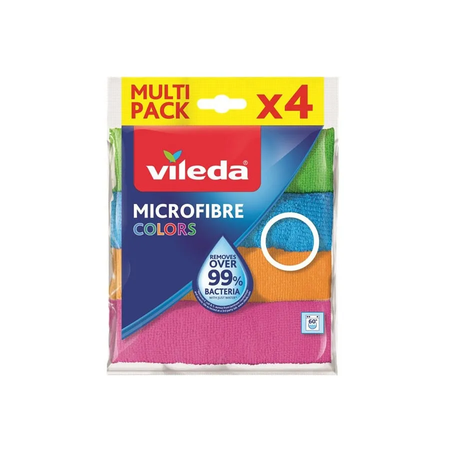 Pano Microfibras Colors 4un