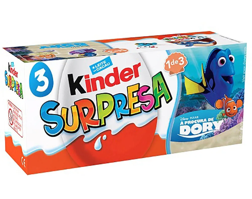 Chocolate Kinder surpresa tipo 3 60 g