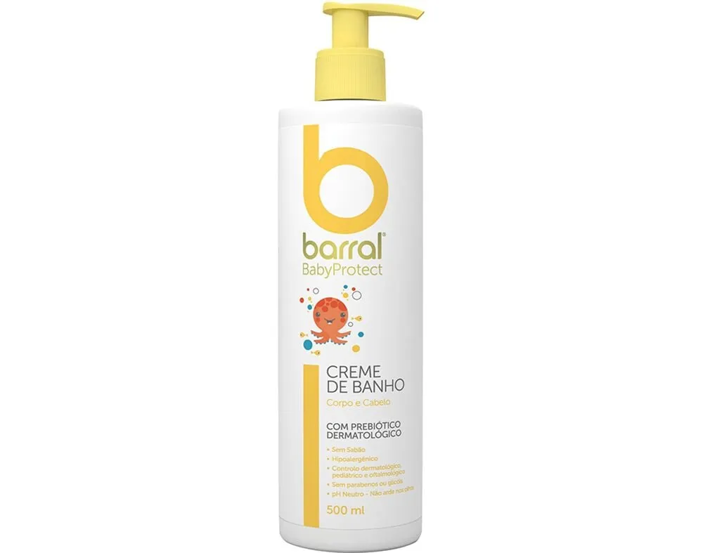 Creme Barral banho babyprotect 500 ml