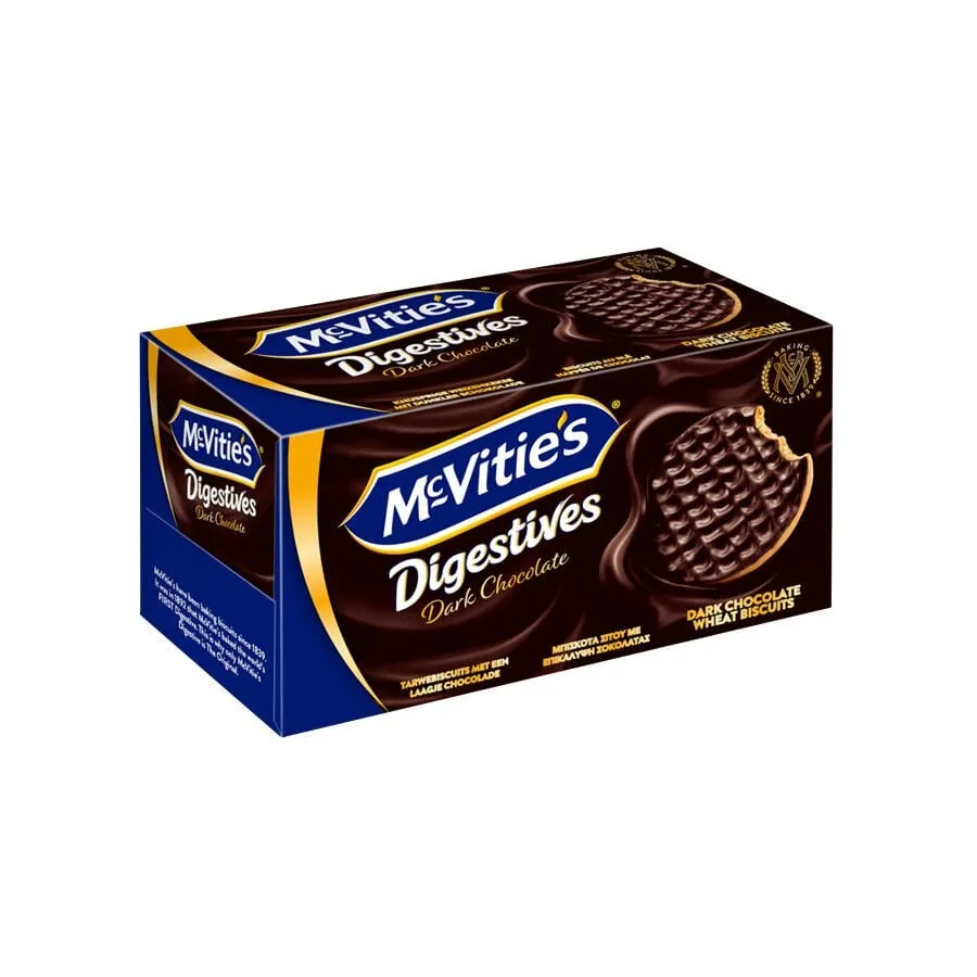 Bolachas Digestivas com Chocolate Negro