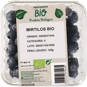 Mirtilo Biológico Continente Bio