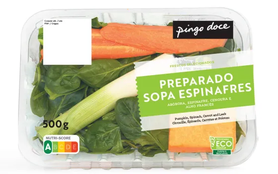 Preparado Sopa Espinafres Embalado