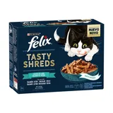 Comida Húmida para Gato Tasty Shreds Seleção Peixes