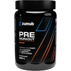 Suplemento Pré treino de Laranja Zumub