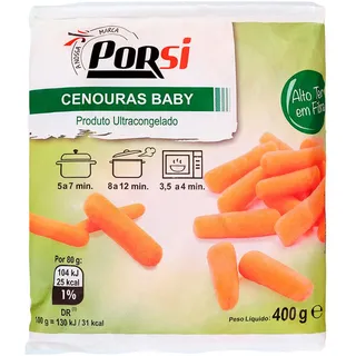 Cenoura Baby 400g PorSi