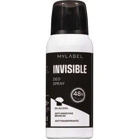 Desodorizante Spray Men Invisible MYLABEL
