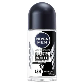 Desodorizante Roll-On Invisible For Black & White Original, 50ml Nivea Men