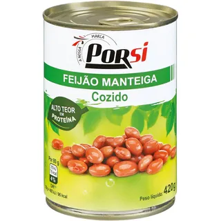 Feijao Manteiga Cozido 420g PorSi