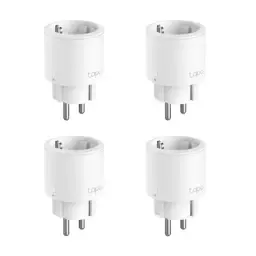 Tomada Inteligente TP-Link Tapo P115 Mini Smart Wi-Fi (Pack 4)
