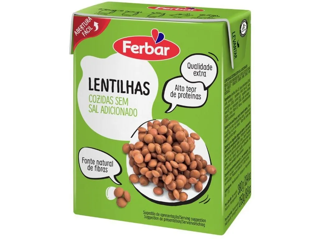 Lentilhas Ferbar tetra 380 (250) g