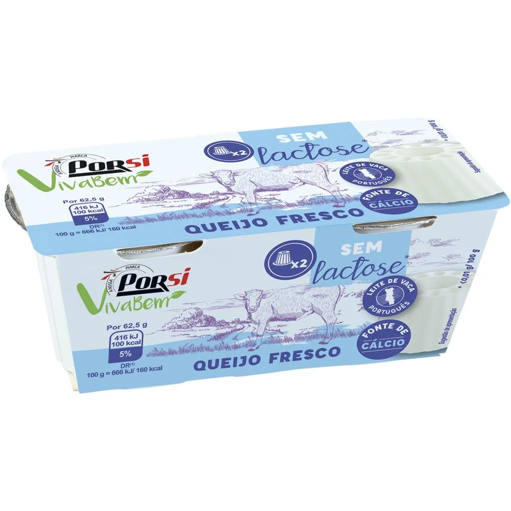 Queijo Fresco sem Lactose 2x62.5g