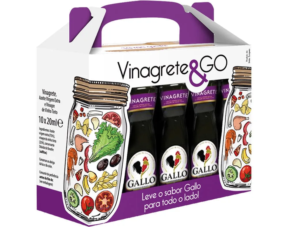 Vinagrete Gallo & go 10 x 20 ml