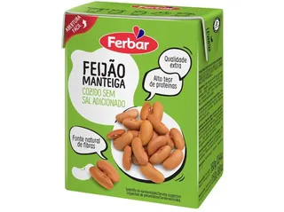 Feijão manteiga Ferbar tetra 380 (250) g