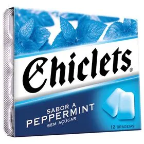 Pastilhas Elásticas de Peppermint Chiclets