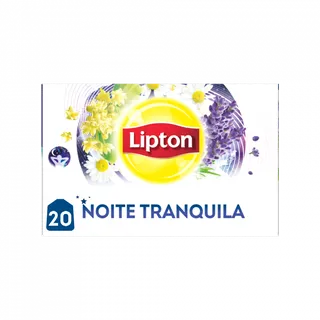 Infusão Noite Tranquila com Camomila, Tília e Lanvada Lipton