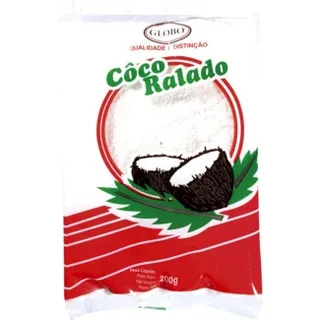 Coco Ralado embalagem 200 g - Globo