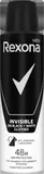 Desodorizante spray Invisible Black & White men Rexona 150 ml
