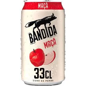 Sidra com Álcool em Lata Maçã Bandida