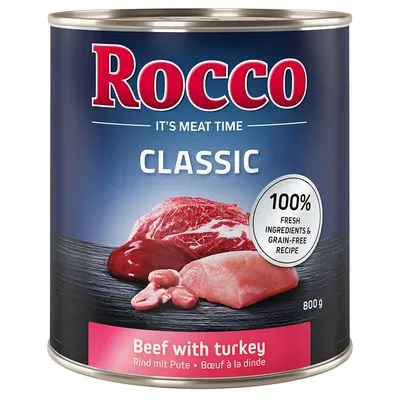 Rocco Classic 6 x 800 g Vaca com peru