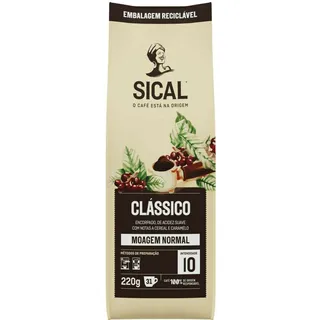 Café Moído Moagem Normal Clássico Sical