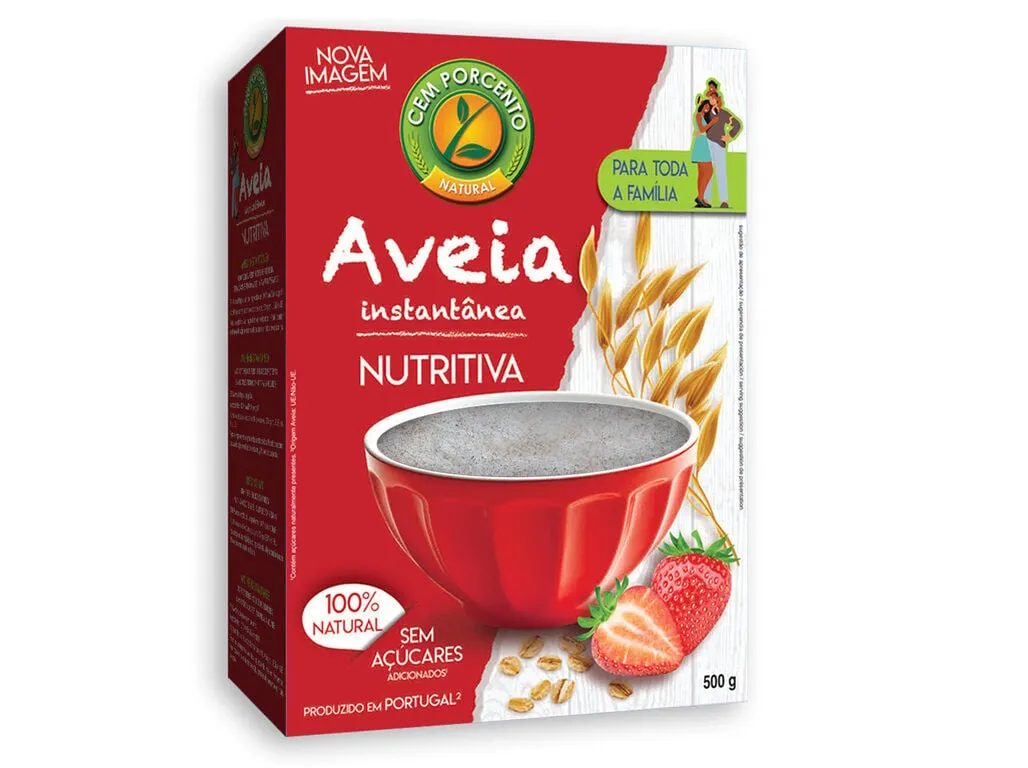 Aveia CEM Porcento super fina instantânea 500 g