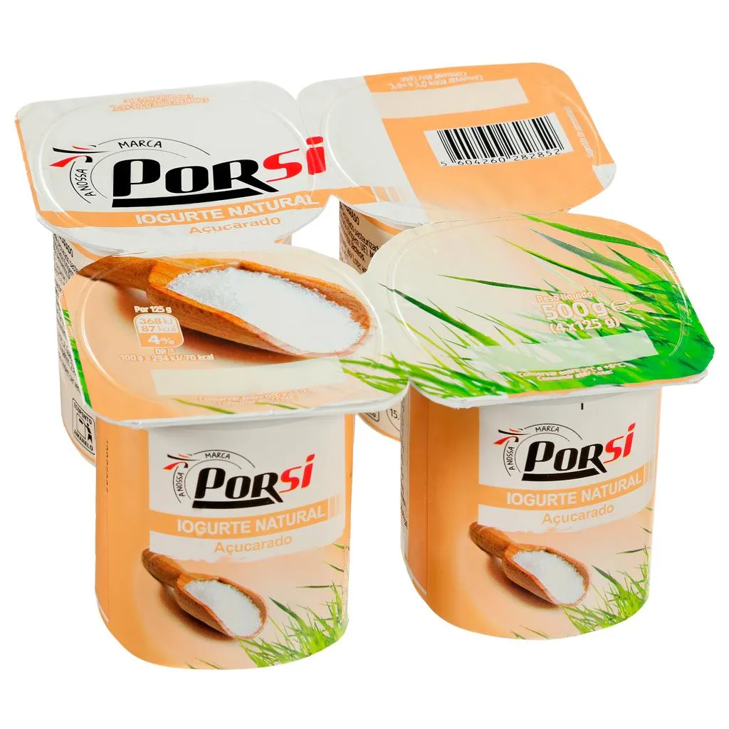 Iogurte Natural Açucarado 4x125g