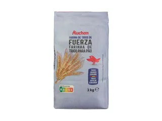 Farinha trigo Auchan tipo 55 para pão 1 kg
