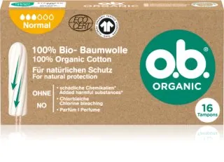 o.b. Organic Normal tampões 16 un.