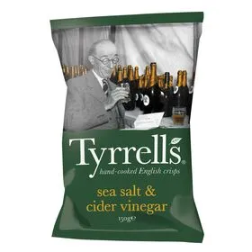 Batata Frita Sal Marinho e Vinagre Tyrrells