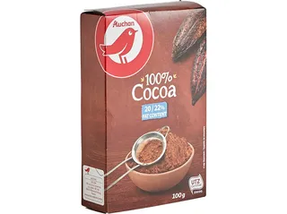 Cacau Auchan em pó puro 100 g