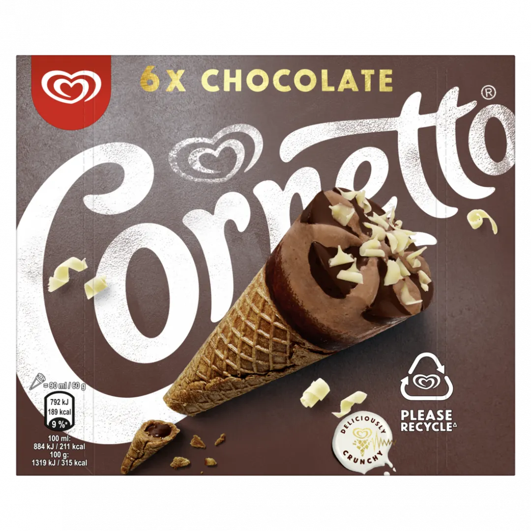 Gelado Cone de Chocolate
