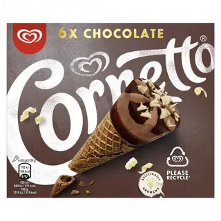 Gelado Cone de Chocolate Cornetto