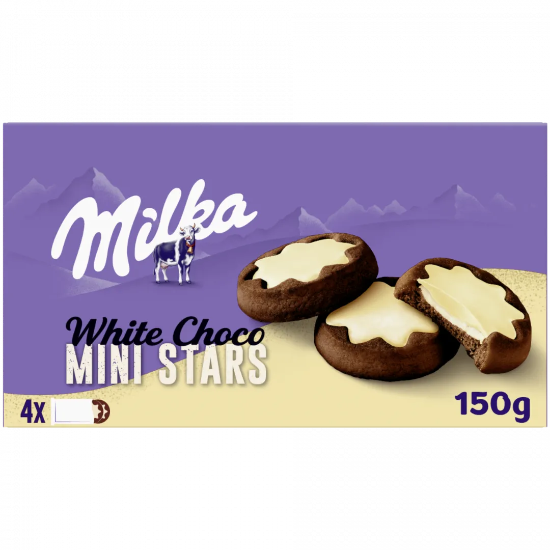 Bolachas White Choco Mini Stars