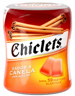 Pastilhas Elásticas de Canela Chiclets