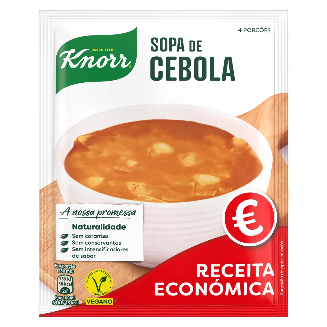 Sopa de Cebola Receita Económica