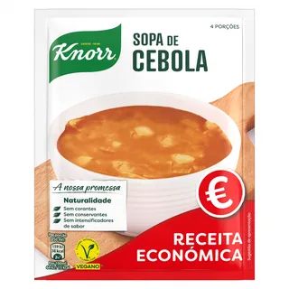 Sopa de Cebola Receita Económica Knorr