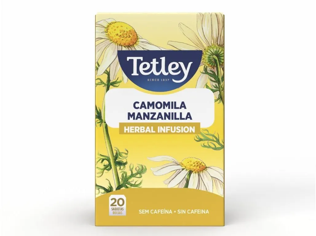 Infusão Tetley camomila 20 saquetas