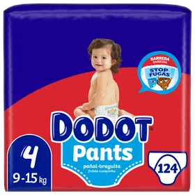 Fraldas Cueca Pants 9-15kg T4 Dodot