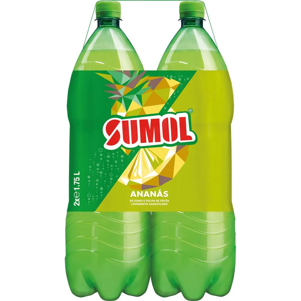 Refrigerante com gás de ananás, 2 x 1.75 l