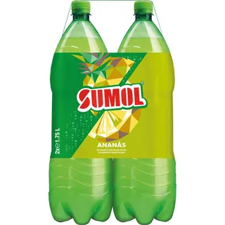 Refrigerante com gás de ananás, 2 x 1.75 l Sumol